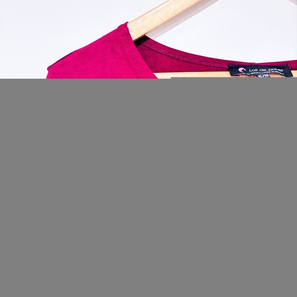 🌼NWOT🌼 LAIT DE POULE – Burgundy maternity & nursing crop top | Size XL * - Picture 4 of 7